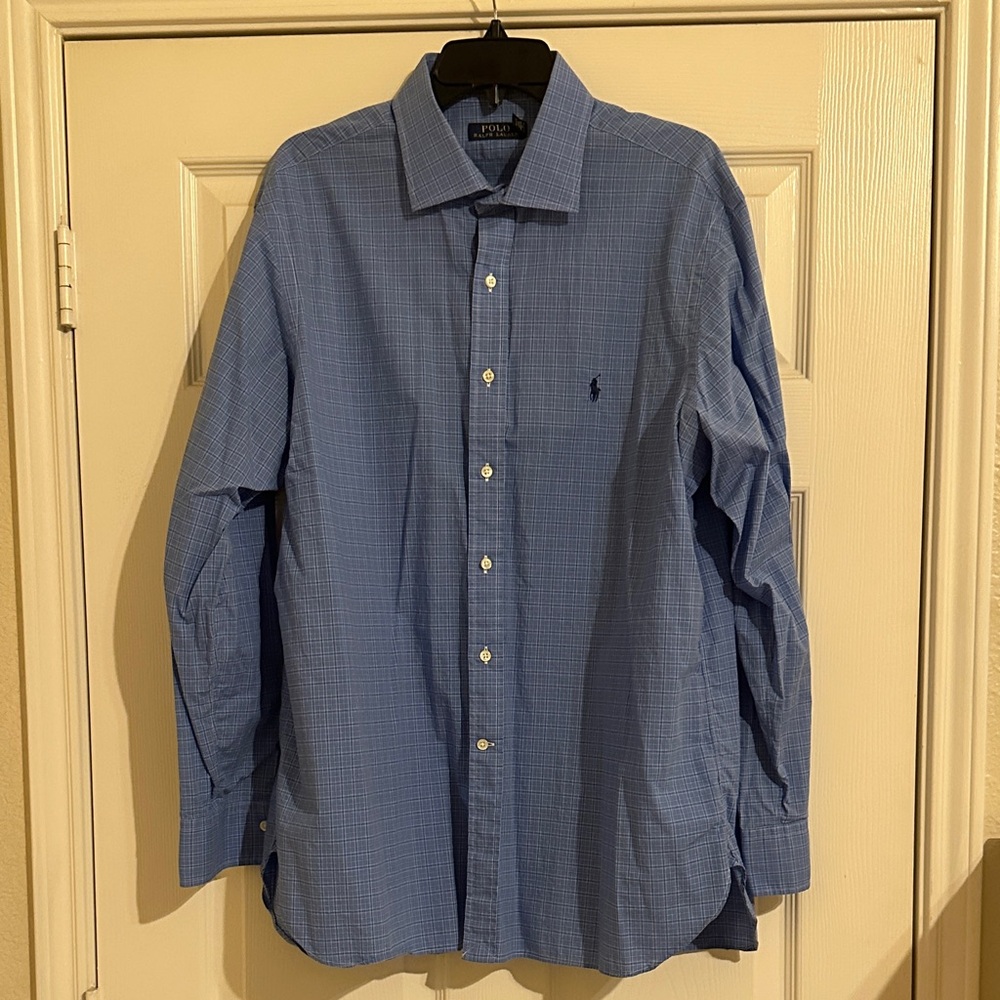 Polo by Ralph Lauren Blue Checkered Button-Down Shirt